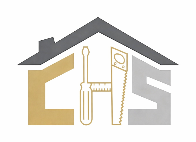 Coop's Handyman Services logo — house with CHS tools